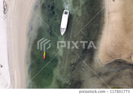 Tropical beach with blue sky Koh Kood or Koh Kut Thailand. 117801773