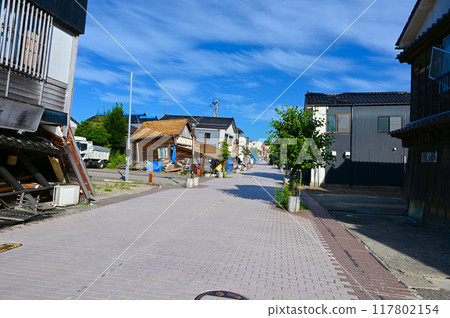 Noto Peninsula Earthquake, After the Earthquake, Waichi Street, Wajima City Noto Peninsula Earthquake, After the Earthquake, Waichi Street, Wajima City 117802154
