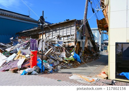 Noto Peninsula Earthquake, After the Earthquake, Waichi Street, Wajima City 117802156