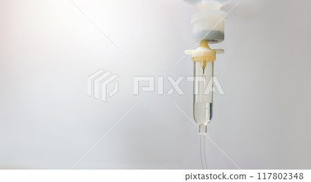 Saline drip in the hospital. 0.9% Normal saline solution NSS. Set vitamin iv fluid intravenous drop Because it is influenza A. Concept about of treatment, emergency, medical, chemotherapy, sick. Saline drip in the hospital. 0.9% Normal saline solution NSS. Set vitamin iv fluid intravenous drop Because it is influenza A. Concept about of treatment, emergency, medical, chemotherapy, sick. 117802348