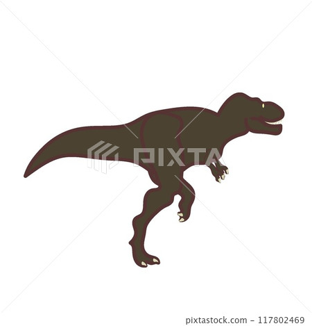 Dinosaur tyrannosaurus illustration 117802469