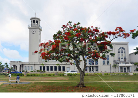 Agana Cathedral on Guam 117803171