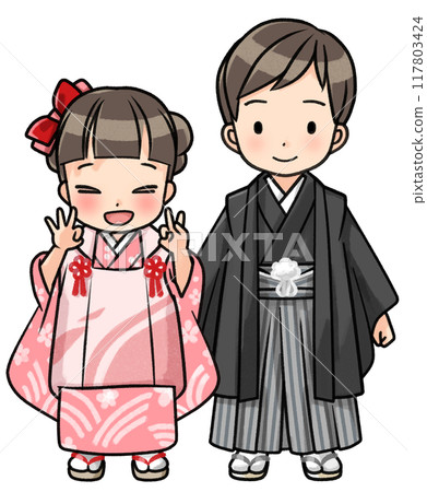 Shichigosan children (siblings) 117803424