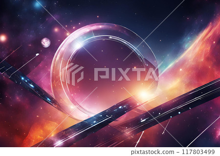 space background. 117803499
