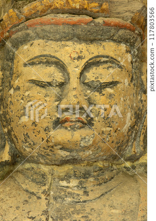 Usuki Stone Buddha Statue of Dainichi Nyorai 117803566
