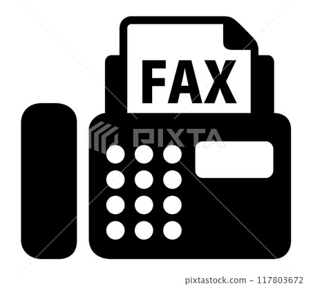 Fax icon Fax icon 117803672
