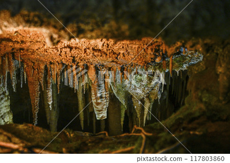 Inside the Otaki Cave in Gujo Hachiman 117803860
