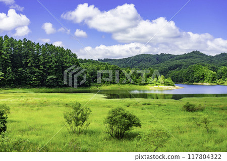 Lake Onbara, Kagamino Town, Okayama Prefecture 117804322