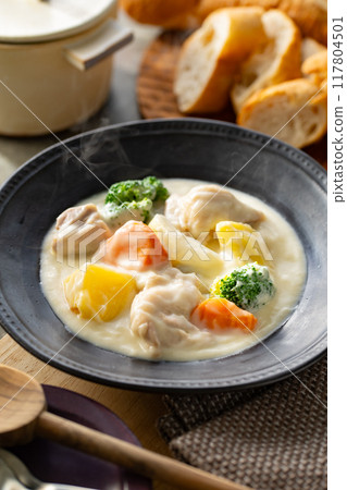 燉湯 奶油濃湯 白燉 117804501