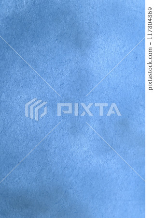 日本紙和絲棉製成的背景材料（淺藍色） 117804869