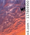 在日落染成的雲彩 117804900