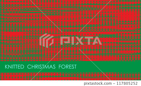 Horizontal winter red green Christmas forest abstract background with knitted pattern, cover, site presentation in HD format. UI template layout for web design of internet products. Vector banner Horizontal winter red green Christmas forest abstract background with knitted pattern, cover, site presentation in HD format. UI template layout for web design of internet products. Vector banner 117805252