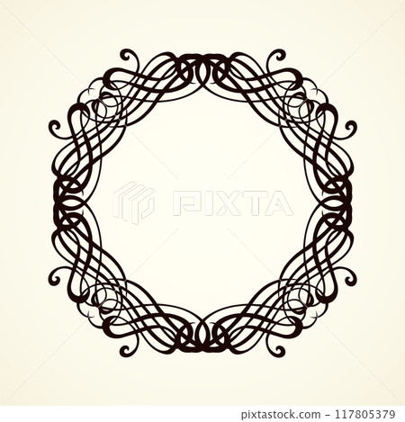 Vignette. Vector drawing 117805379