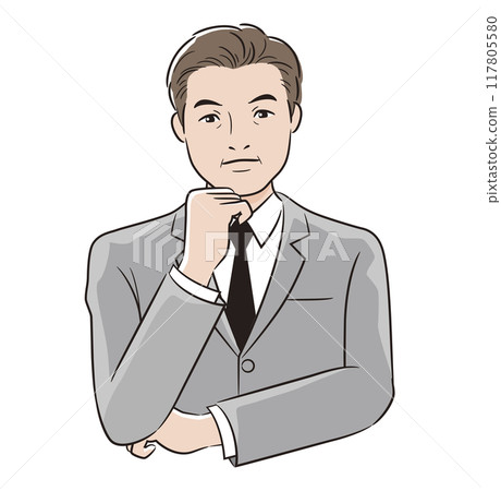 畫線的商人很擔心 畫線的商人很擔心 117805580