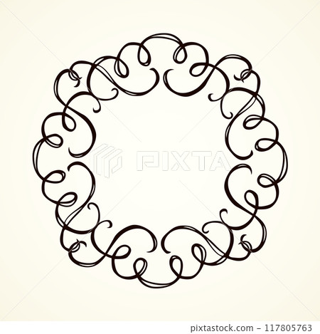 Vignette. Vector drawing Vignette. Vector drawing 117805763