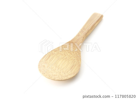 Single shot of a rice scoop 117805820