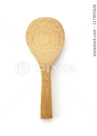 Single shot of a rice scoop 117805826