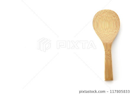 Single shot of a rice scoop 117805833