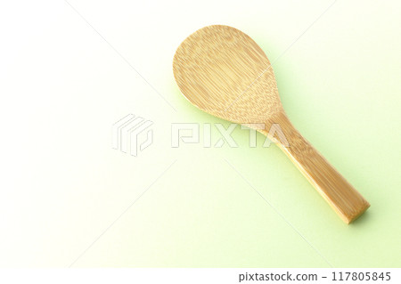Single shot of a rice scoop 117805845