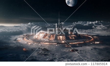 月球基地：詳細CG 117805914