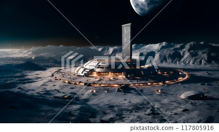 月球基地：詳細CG 117805916