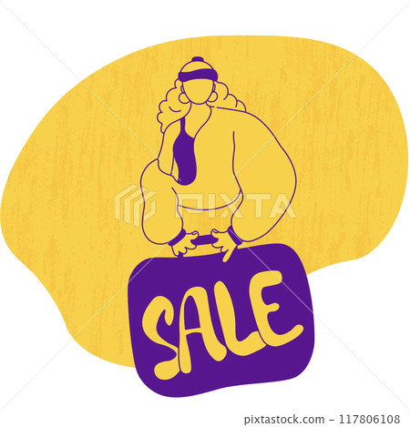 labeled Sale promo 117806108