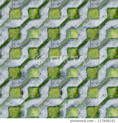 Old European city town street pavement wall, urban cobblestone brick stones. Historical cityscape building Watercolor hand drawn seamless pattern. Tourist shops, travel brochures, architectural bureau Old European city town street pavement wall, urban cobblestone brick stones. Historical cityscape building Watercolor hand drawn seamless pattern. Tourist shops, travel brochures, architectural bureau 117806242