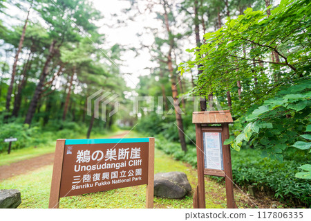 宇之須斷崖展望台的「岩手縣」入口 宇之須斷崖展望台的「岩手縣」入口 117806335