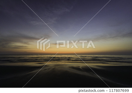 Sunset on the Uchinada Coast 117807699