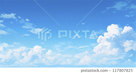 動漫插畫 Nyudo 雲在夏日藍天 117807825