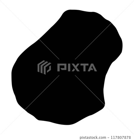 Nauru Silhouette of a Country land Map 117807878