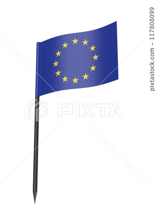 Toothpick with the flag of the European Union Toothpick with the flag of the European Union 117808099