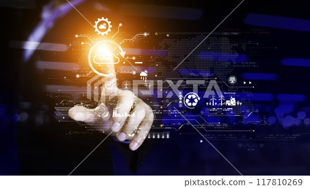 eco friendly energy. Innovation technology eco green concept. Icon bulb energy sources for renewable on green blur background.Concept with innovation inspiration. Idea innovative from the big data eco friendly energy. Innovation technology eco green concept. Icon bulb energy sources for renewable on green blur background.Concept with innovation inspiration. Idea innovative from the big data 117810269
