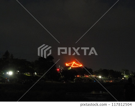 京都府 京都 五山大栗船形 8月 京都府 京都 五山大栗船形 8月 117812504
