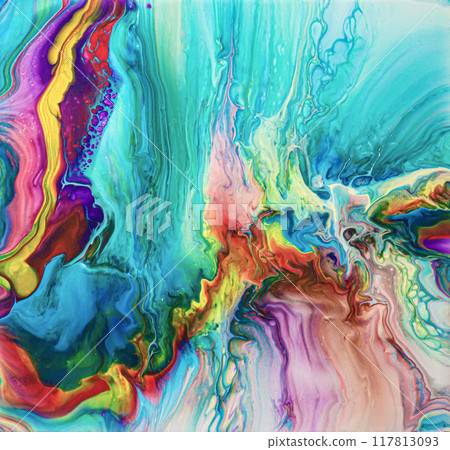 Abstract background in Fluidart style for backgrounds, banners, posters, paintings Abstract background in Fluidart style for backgrounds, banners, posters, paintings 117813093