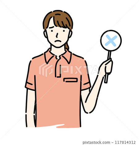 豎起大拇指的女幫手 117814312