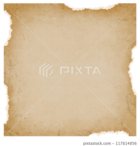 Old textured torn paper, stains, background material Old textured torn paper, stains, background material 117814856