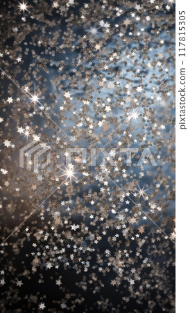Shiny particles background. Sparkling glitter. Abstract wallpaper design 117815305