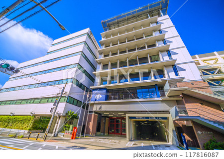 日本橫濱城市景觀,八月。橫濱市消防局星川站前相鐵景觀=2020年8月24日 日本橫濱城市景觀,八月。橫濱市消防局星川站前相鐵景觀=2020年8月24日 117816087