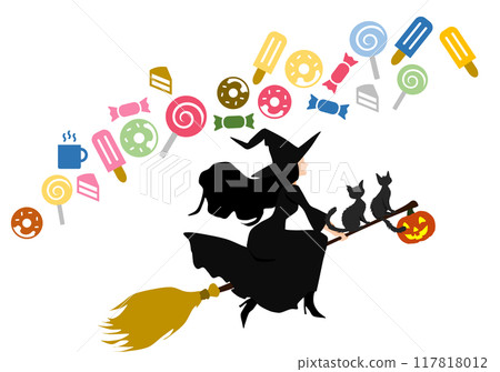 女巫插圖（萬聖節） 117818012