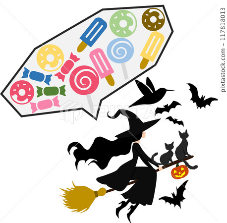 Witch illustration (Halloween) Witch illustration (Halloween) 117818013