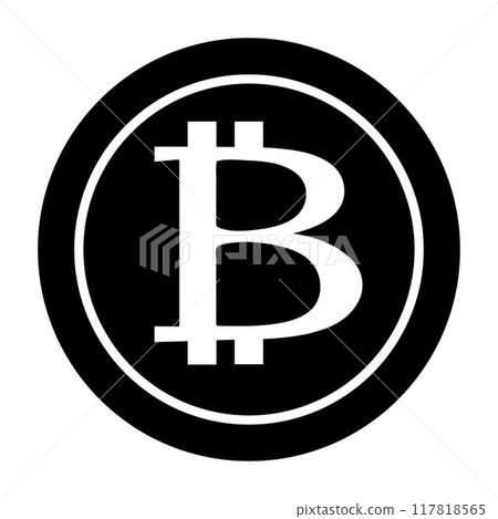 Bitcoin icon. Flat design vector bitcoin icons, signs of modern cryptocurrancy icon in flat style. Golden gray bitcoin illustration Bitcoin icon. Flat design vector bitcoin icons, signs of modern cryptocurrancy icon in flat style. Golden gray bitcoin illustration 117818565