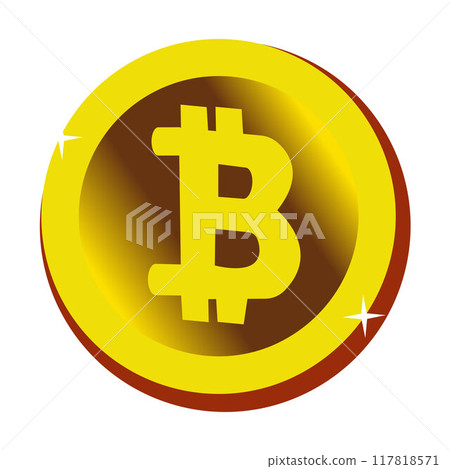 Bitcoin icon. Flat design vector bitcoin icons, signs of modern cryptocurrancy icon in flat style. Golden gray bitcoin illustration Bitcoin icon. Flat design vector bitcoin icons, signs of modern cryptocurrancy icon in flat style. Golden gray bitcoin illustration 117818571