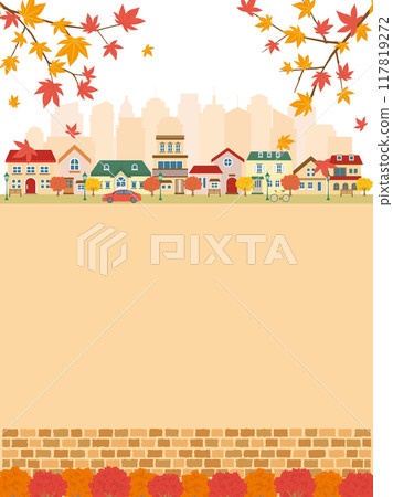 Autumn leaves Autumn cityscape Autumn leaves Autumn cityscape 117819272