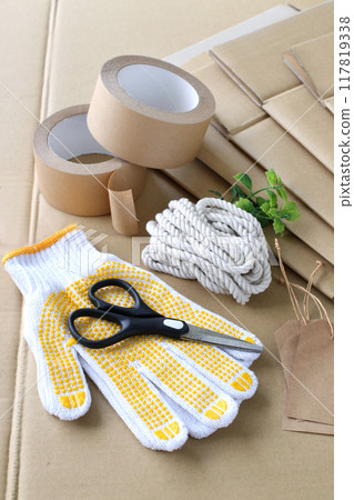 Image of tools for preparing for moving Image of tools for preparing for moving 117819338