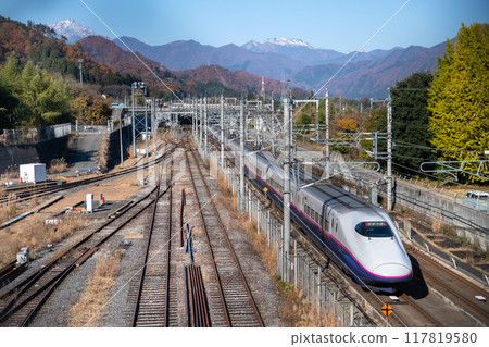 Tohoku/Joetsu Shinkansen E2 series 1000 series J70 train 117819580
