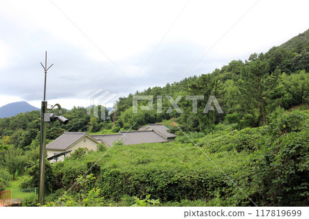 Namhae-gun, Gyeongsangnam-do, Republic of Korea - July 26, 2024: American Village is a settlement village created for Koreans living in the USA who want to come to their home country and spend 117819699