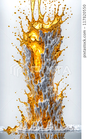 gold, splash, golden 117820550