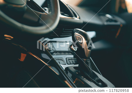 Automatic transmission gear of modern car 117820958