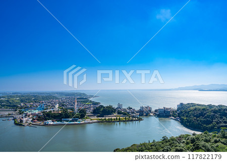 The view from the Okusayama Observatory in Kanzanji Temple (Shizuoka Prefecture) The view from the Okusayama Observatory in Kanzanji Temple (Shizuoka Prefecture) 117822179